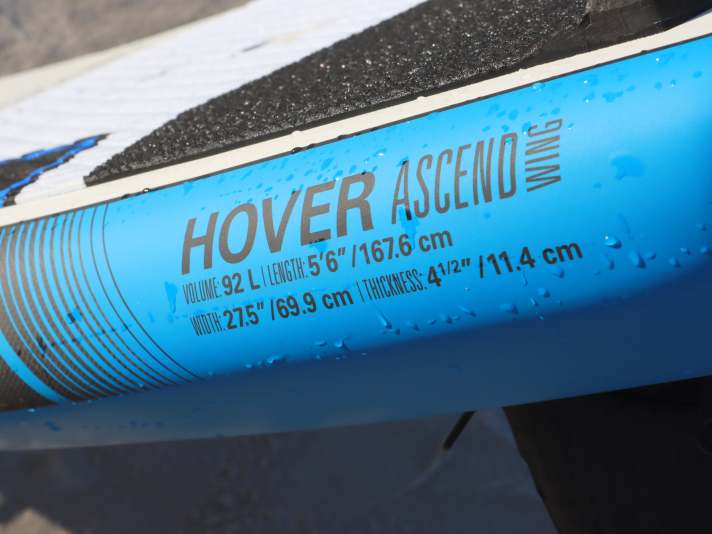 With a length of just under 168 centimetres, the 92 Hover Ascend is quite elongated