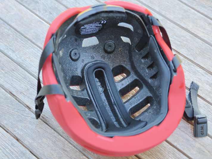 The upholstery absorbs very little water