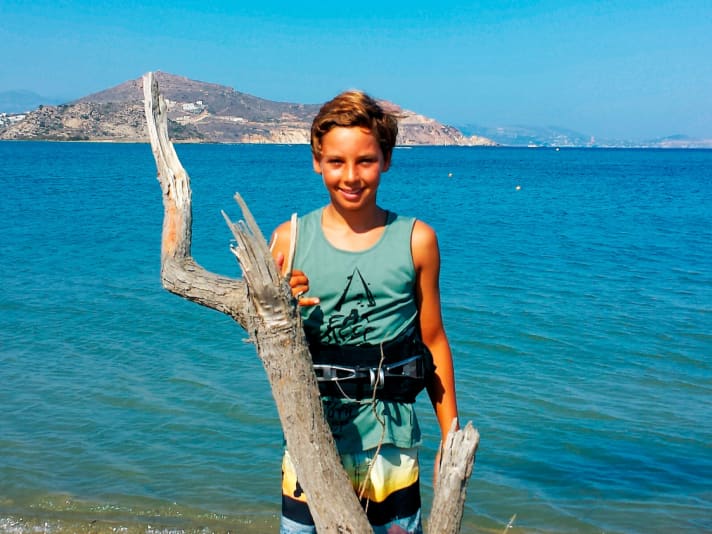 Lennart Neubauer on his home island of Naxos