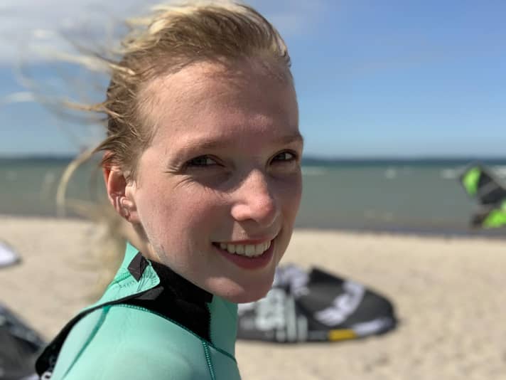 Dr. Kirsten Thünemann ist Windsurferin und Kiterin