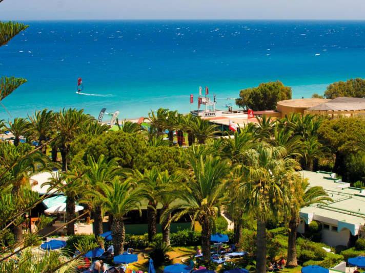 In Trianda you can stay directly at the spot