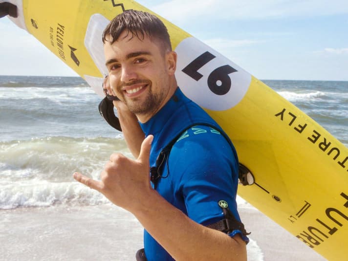 "At regattas with the Finn, it was always the case that you weren't permanently scared to death." Mario Kümpel