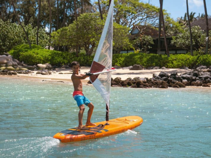 Suitable equipment is particularly important for children to have fun surfing.