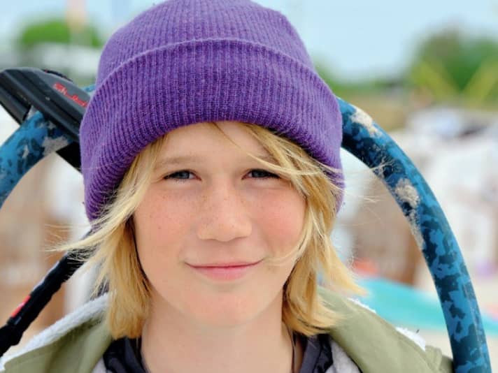 Leander setzt  voll auf Freestyle und eifert seinem Idol Lennart Neubauer nach.