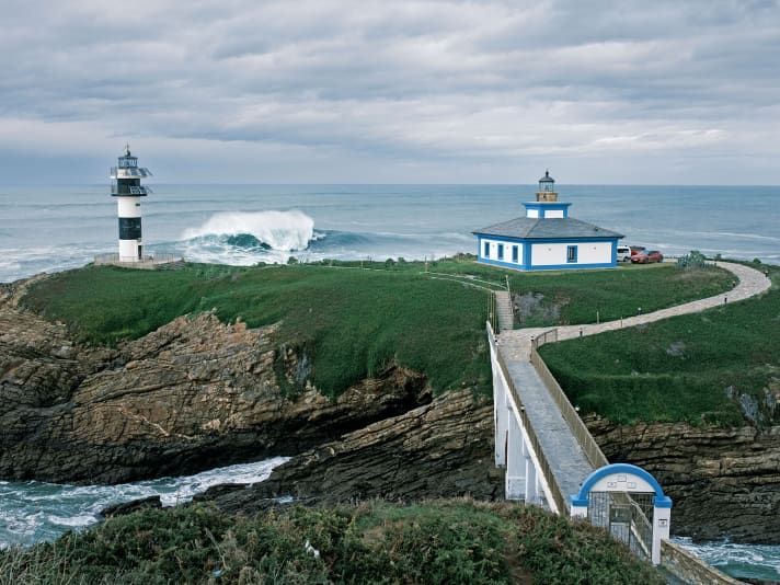 Die Insel La Pancha liegt direkt an der Grenze zwischen den spanischen Regionen Galicien und Asturien.