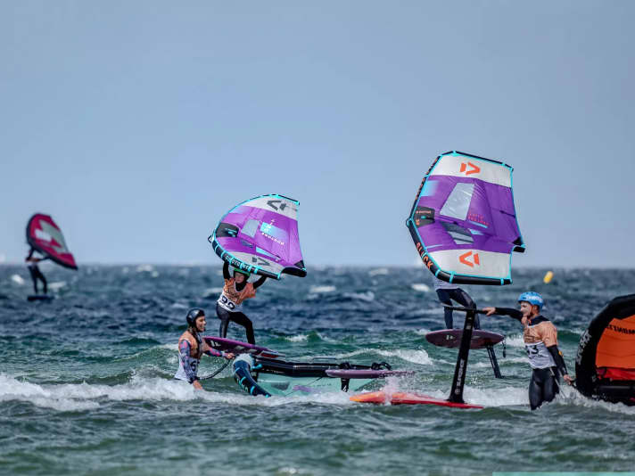 Gusts of up to 30 knots demanded a lot from the participants