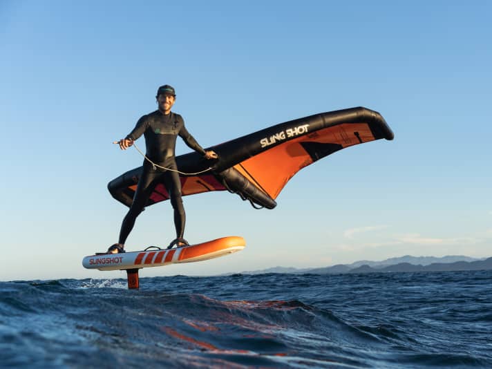 Inflatable wingboards score particularly highly with their small pack size