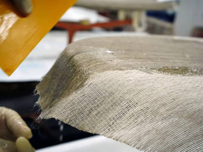 Flachs wird im Boardbau bereits eingesetzt