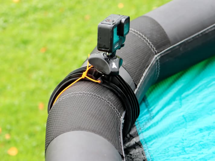 Ideally, the mount should be fitted above a kink on the front tube
