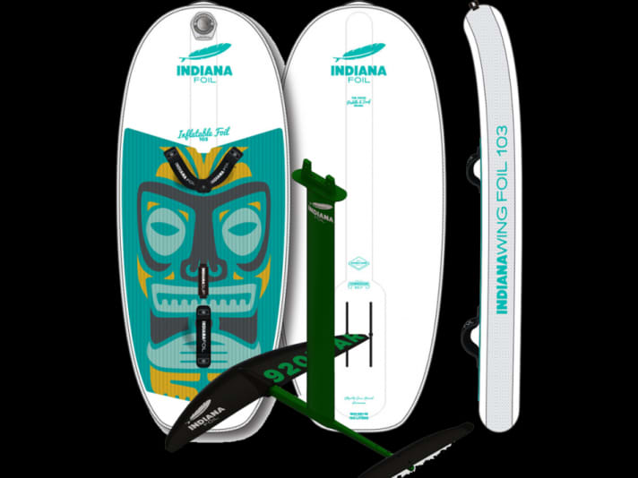 Inflatable Wingboard mit 920er Carbonfoil