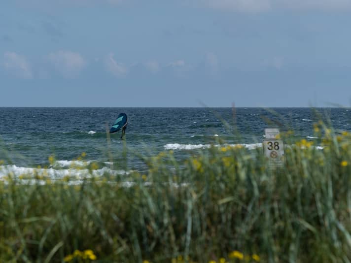 Small waves, deep water and preferably no obstacles are ideal.