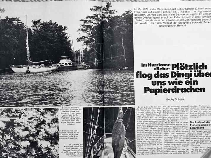 Aus dem Auge des Taifuns: Der erste YACHT-Artikel des Amtsrichters über ein Unwetter auf den Fidschi-Inseln las sich wie ein Doku-Thriller