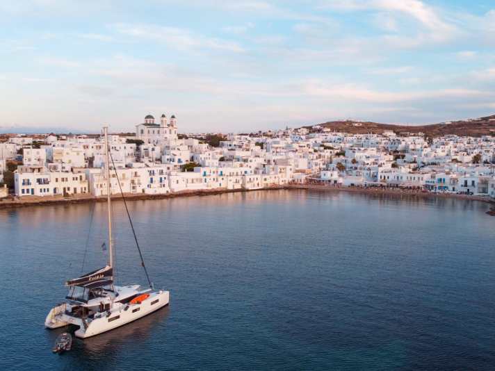 Voyage charter dans les Cyclades, Grèce, 2024, rédaction : YACHT ; Andreas Fritsch,