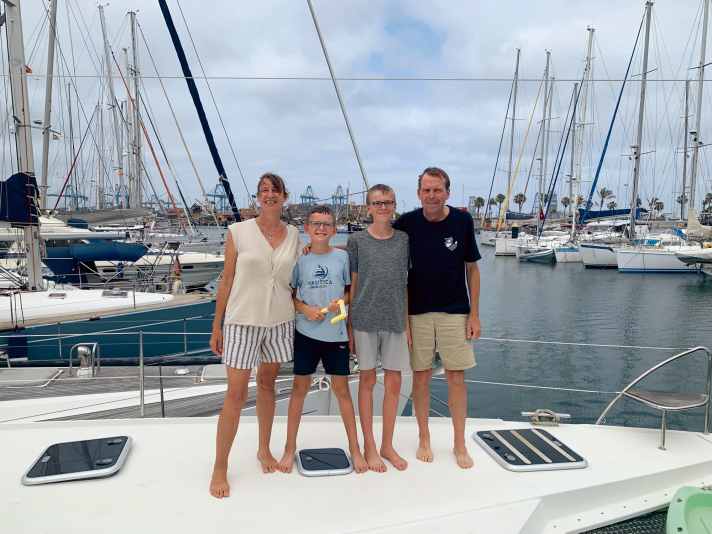 The Lohmüllers sailed around the world for seven years with their "Jajapami" and e-drive.