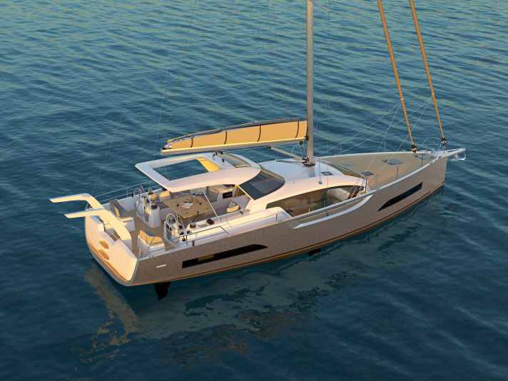 Allures Horizon 47: Länge 14,25 m; Breite 4,70 m; Gewicht 15,0 t; 984.300 Euro.