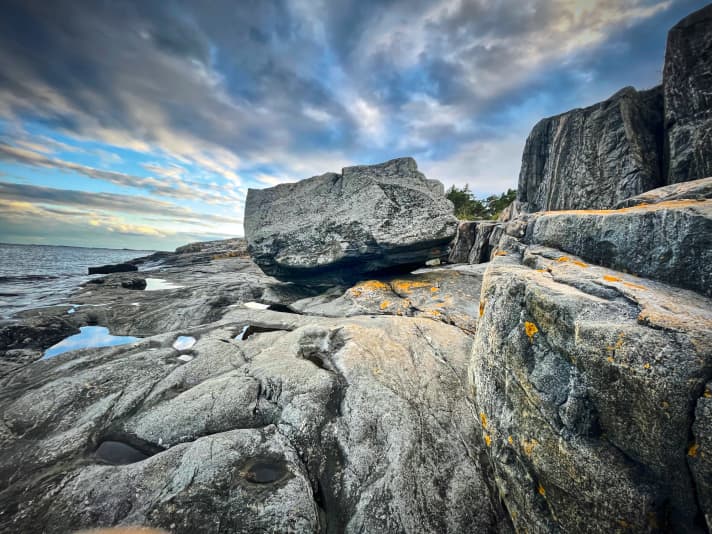 La dernière période glaciaire a sculpté les rochers de granit dans leur forme actuelle.