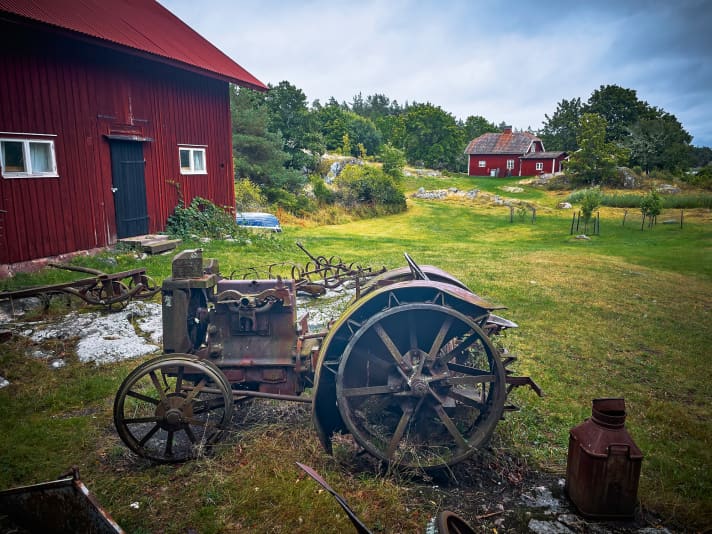 Le tracteur historique est à Fifång