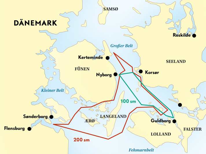 La Vegvisir è una regata a bastone attraverso l'arcipelago danese. Ci sono due percorsi di 100 e 200 miglia. Si naviga in acque parzialmente piatte e ricche di correnti. L'organizzatore Morten Brandt l'ha progettata per essere adatta ai principianti: Il primo che arriva vince.