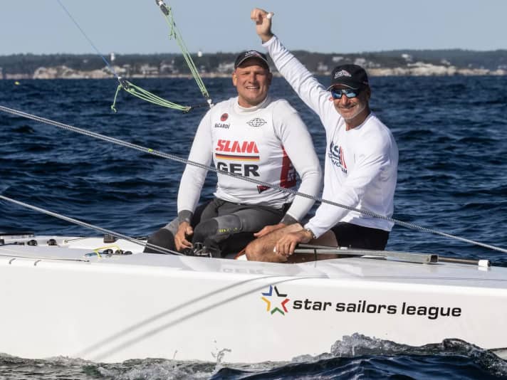 Paul Cayard and Frithjof Kleen won world championship bronze. It wasn't quite the medal colour they had hoped for. In the end, however, the American and the Berliner also took positive stock