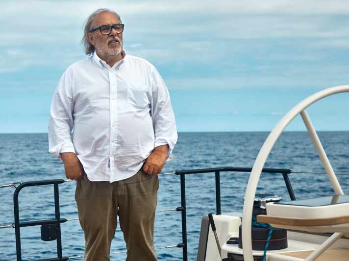 Le fondateur du chantier naval Michael Schmidt.