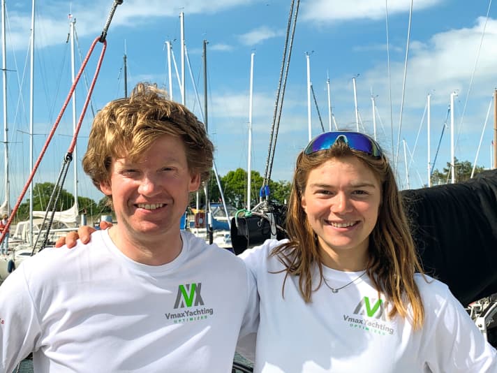   Départ éclair : Max Gurgel et Lena Weißkichel se sont tout de suite enthousiasmés et retrouvés pour la course au large mixte, présentée par la Fédération internationale de voile comme une nouvelle discipline olympique. Les jeunes navigateurs ont investi beaucoup de temps, d'argent et de volonté d'apprendre.