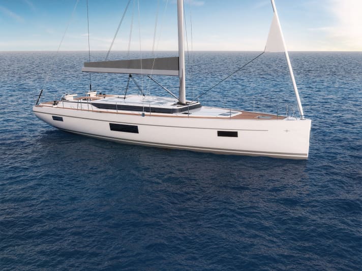   The new Bavaria C57 is 16.73 metres long