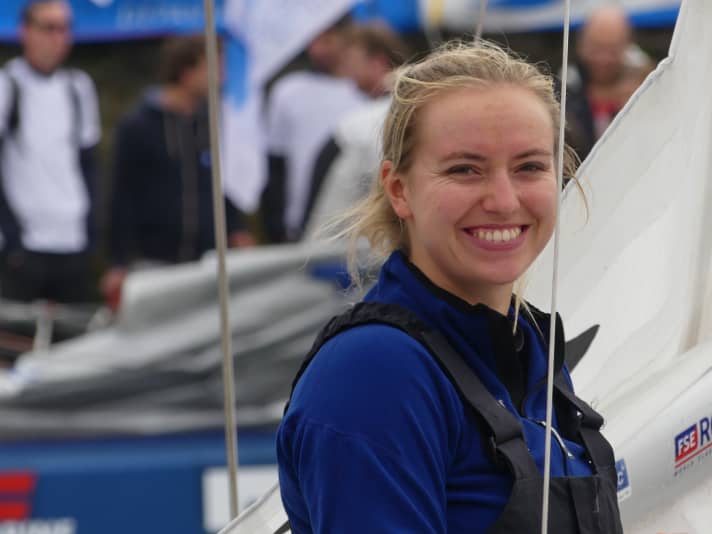   Sailing with Fabian Buhse on his Mini "Vmax" to fourth place in the Silver Ribbon in ORC III + IV: Transat_Segler Lina Rixgens signed on with Buhse because the mast of her own new boat was delayed