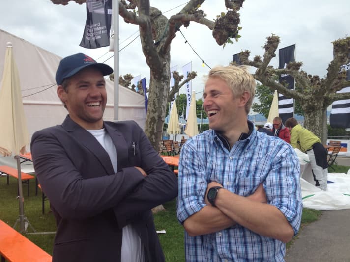   Strong sailors and good friends: Philipp Buhl and Erik Heil