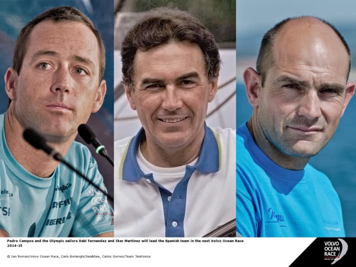   Dream Team espagnole : Iker Martnez, Pedro Campos et Xabi Fernandez