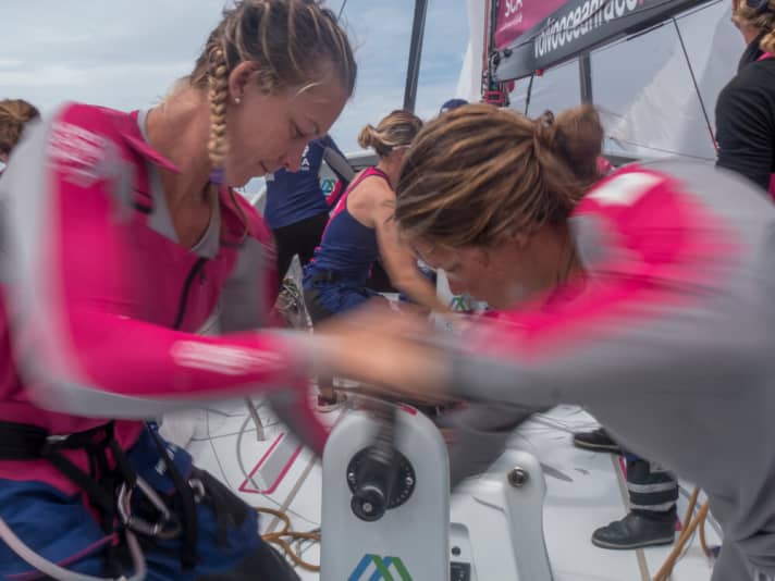   Un travail de titan pour les femmes à bord de SCA