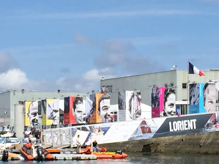   Il porto decorato di Lorient: La Base sous-marine nel look della Volvo Ocean Race