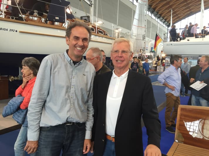   Martin Menzner (l.) und Lothar Fichtner