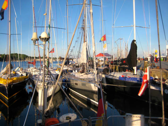   Evening atmosphere in Eckernförde