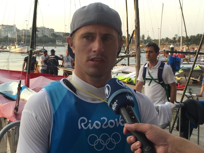   "We are always excited, but also focussed and focused on every race," said Erik Heil after Race 9 in the Marina da Glória