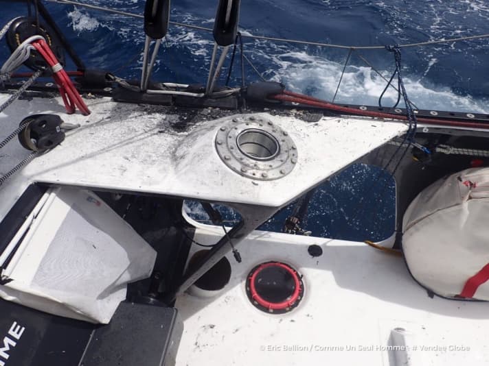   Spuren der Reparatur