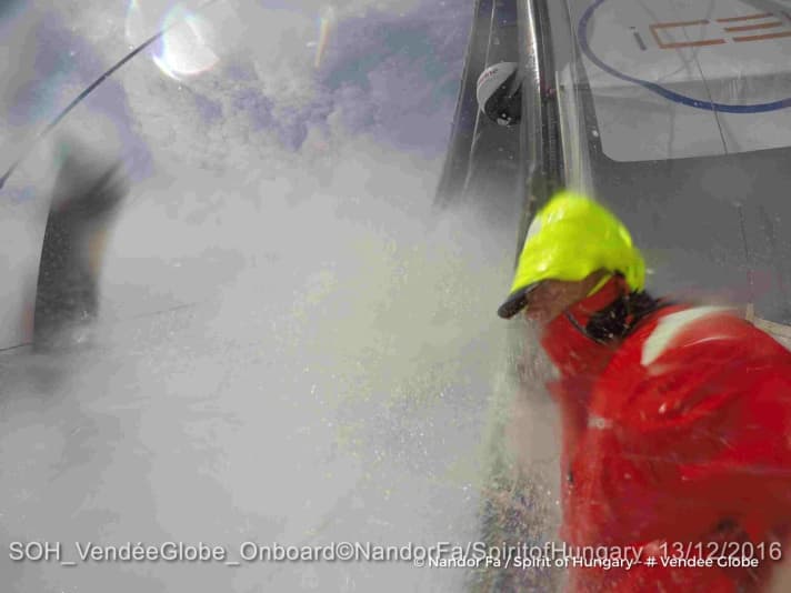   Auch hinten im Feld weht es kräftig