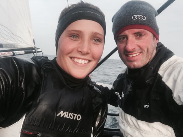   Instantané de la première navigation commune : Carolina Werner et Johannes Polgar