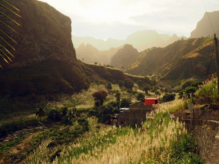   Le vert de Santo Antão