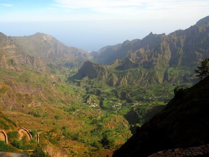   Le vert de Santo Antão