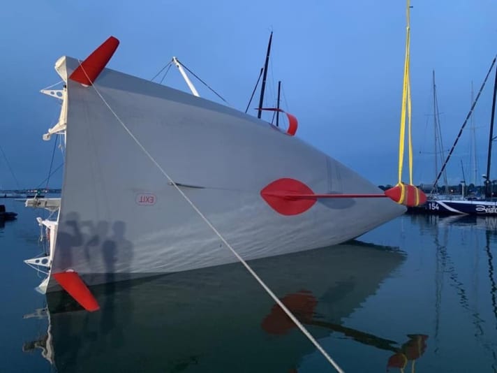   "Malizia" testée à 90 degrés