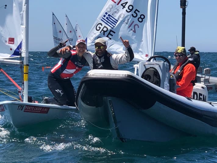   Die neue dänische Europameisterin Anne-Marie Rindom war so gut, dass sie ihren Sieg schon ein Rennen vor Ende der Serie auf dem Wasser feiern durfte. Daran konnte auch die so oft unwiderstehlich agierende Olympiasiegerin Marit Bouwmeester nichts mehr ändern…