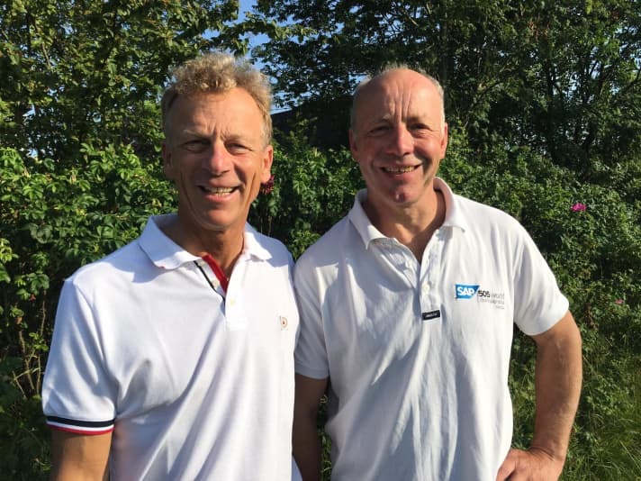   Wolfgang Hunger and Holger Jess: successful together in the 505