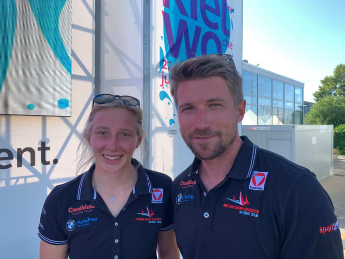   Anche gli austriaci Thomas Zajac e Barbara Matz, medaglia di bronzo a Rio, partecipano al Nacra 17 alla Kieler Woche.