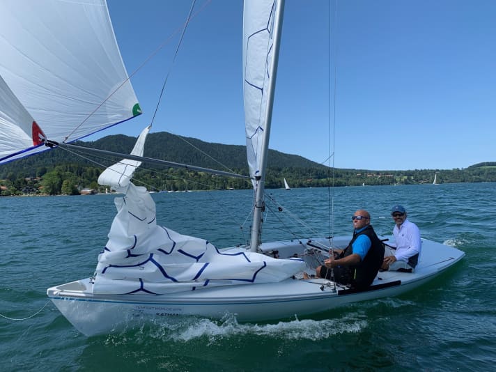   Markus Wieser e Thomas Auracher con il loro nuovo Mader-Tempest "Wosamma".