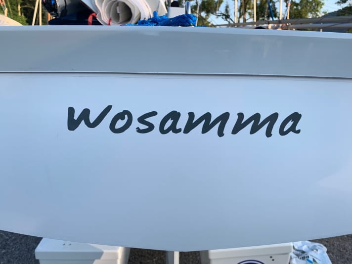   The boat name of Markus Wieser's new world champion Tempest