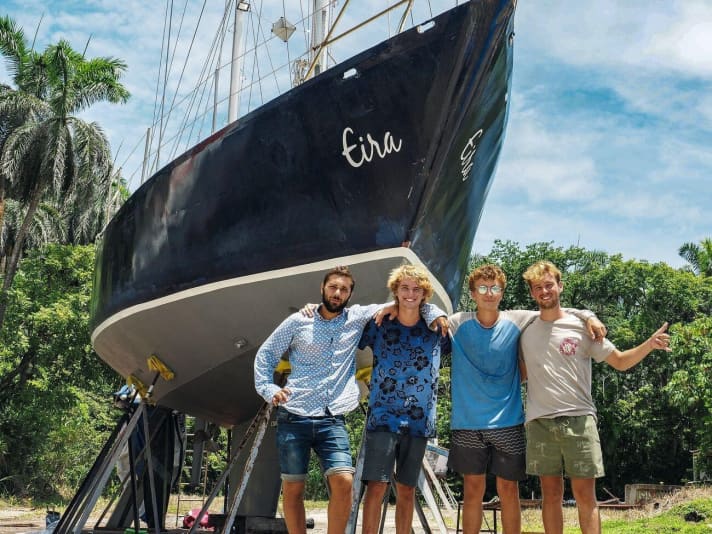   The "sailing boys" - still four of them