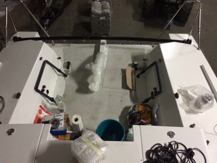   Blick ins Cockpit
