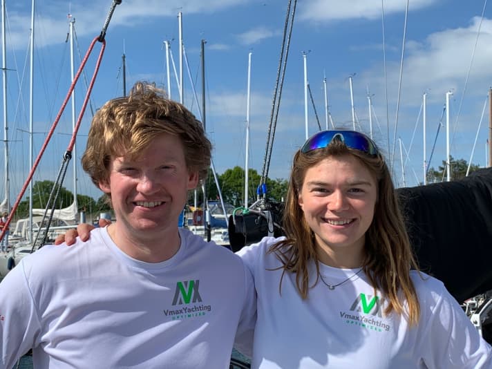   Mixed-Offshore-Crew mit olympischen Ambitionen: Max Gurgel und Lena Weißkichel