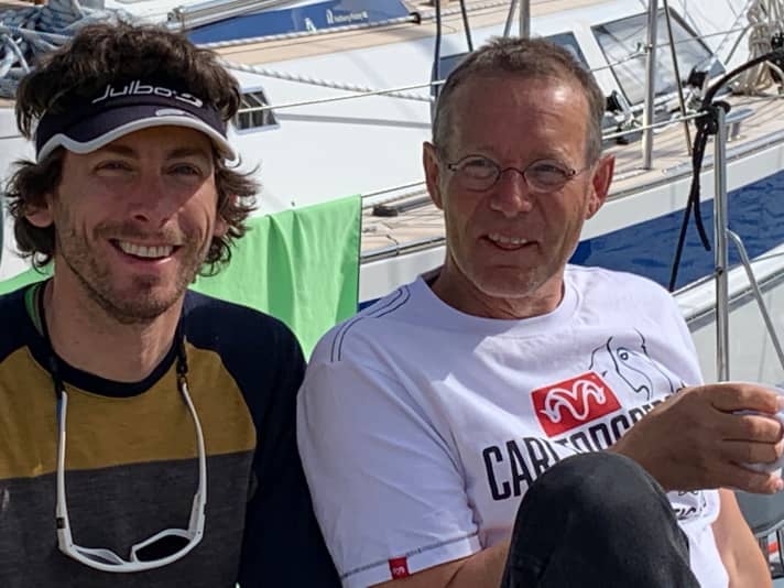   L'equipaggio della "Perla Nera": Frank Eckardt e Yo Wiebel (a sinistra)