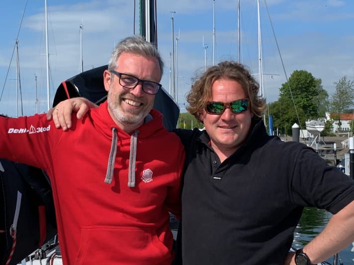   Zweite Sieger im Dehler-Duell: Andreas Deubel und Rasmus Töpsch